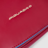 Сумка на пояс женская PIQUADRO BLUE SQUARE CA6676B2/R красный натуральная кожа